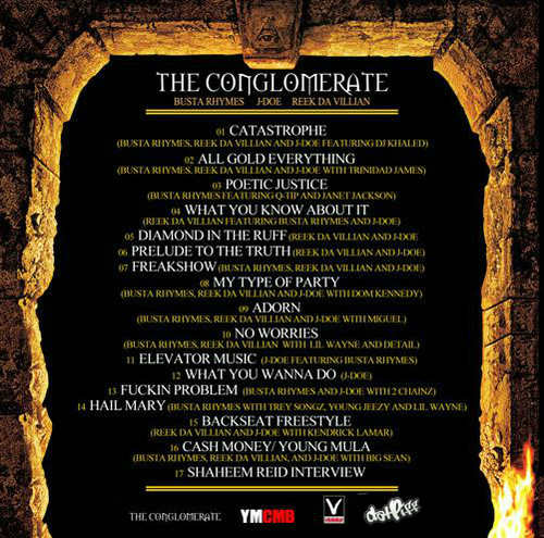 Busta Rhymes Catastrophic back cover