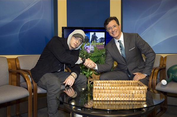 Stephen Colbert Interviews Eminem