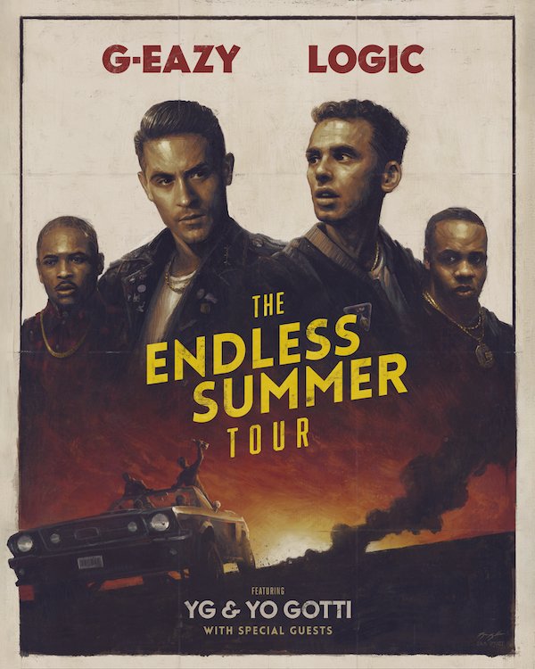 GEazy & Logic Announce "The Endless Summer Tour" With YG & Yo Gotti