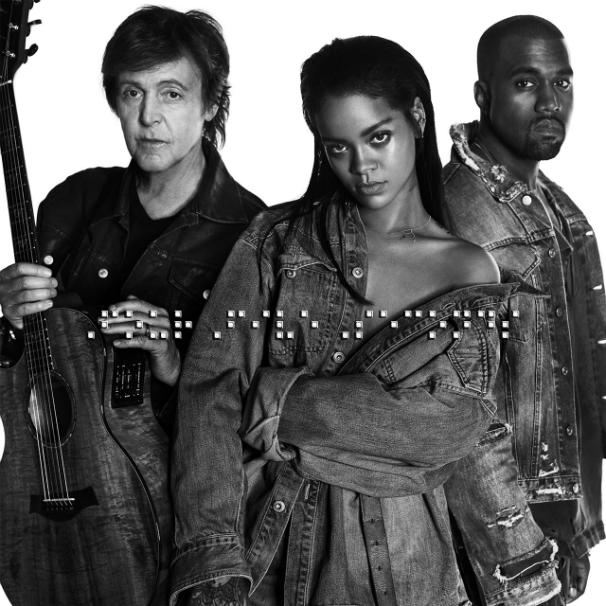 Rihanna, Kanye West & Paul McCartney's FourFiveSeconds