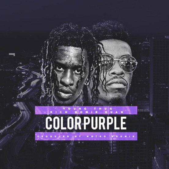 young thug rich home color purple
