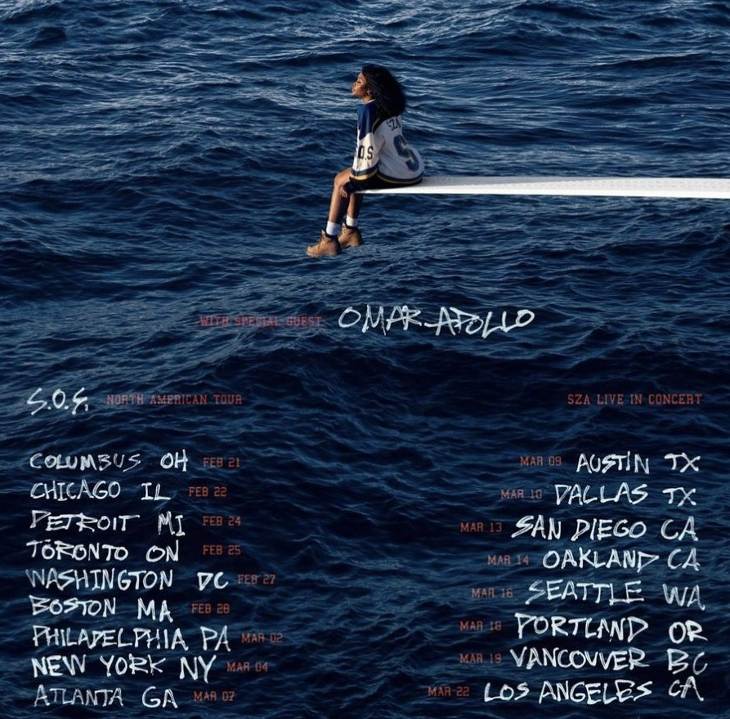 SZA "SOS" Tour SeatGeek Promo Code